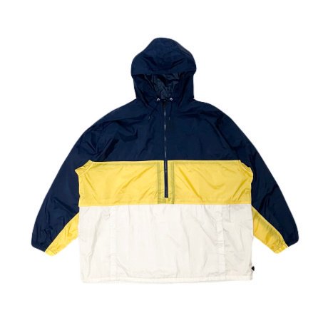 <div>Nike</div>90s Deadstock <br>NYLON ANORAK<br>NVYxYELxWHT<br>XXL