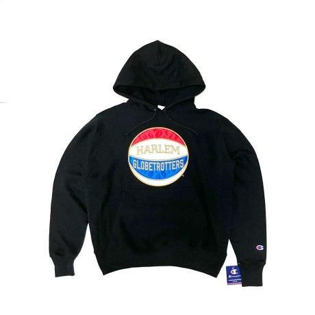 <div>Champion</div>REVERSE WEAVE<br>SWEAT PARKA <br>HARLEM GLOBETROTTERS<br>BLACK