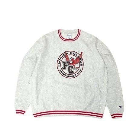 <div>Champion</div>REVERSE WEAVE<br>CREW NECK SWEAT<br>FLORIDA COLLEGE<br>S.GREY