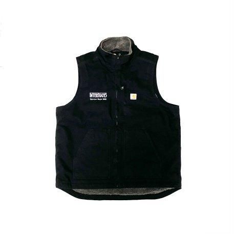 <div>CARHARTT</div>DUCK VEST<br>SHERPA MOCK-NECK VEST<br>L-TALL<br>BLACK