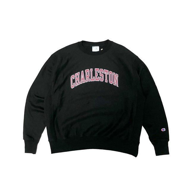 <div>Champion</div>REVERSE WEAVE<br>CREW NECK SWEAT<br>CHARLESTON<br>BLACK