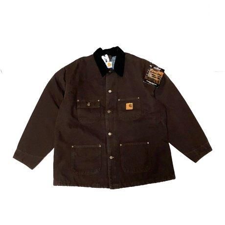 <div>CARHARTT</div>DUCK CHORE COAT<br>SANDSTONE<br>DEADSTOCK<br>DARK.BROWN