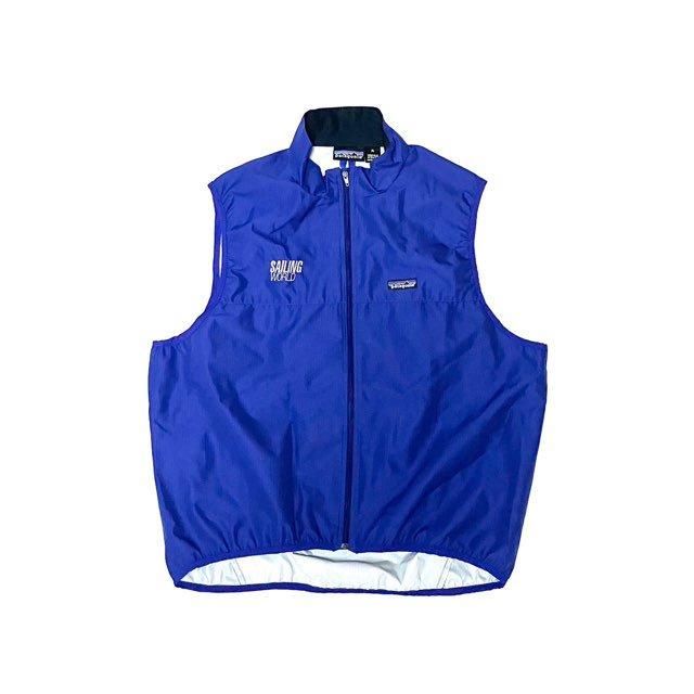 <div>Patagonia</div>97s DEADSTOCK<br>VELOCITY VEST<br>SAILING WORLD<br>ASH BLUE