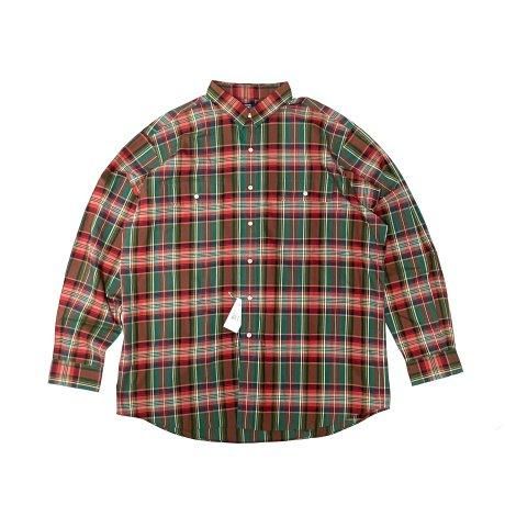 <div>Polo Ralph Lauren </div>L/S CHECK SHIRT<br>WHIFIELD<br>ORGxGRN
