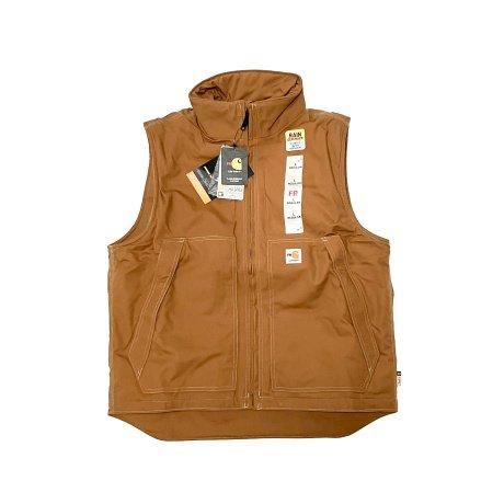 <div>CARHARTT</div>QUICK DUCK<br>INSULATE VEST<br>FLAME RESISTANCE <br>BRN