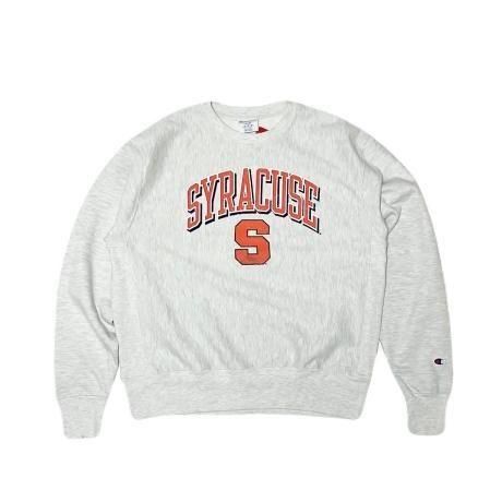 <div>Champion</div>REVERSE WEAVE<br>CREW NECK SWEAT<br>SYRACUSE<br>S.GREY