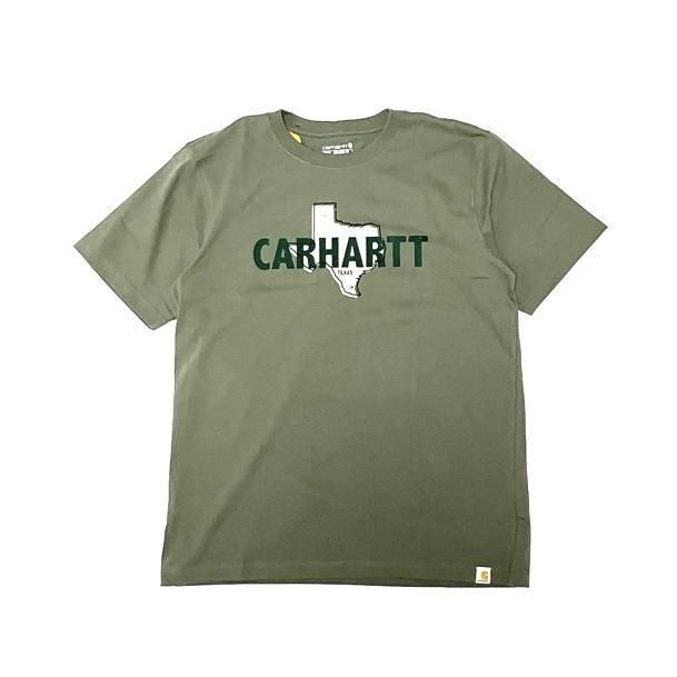<div>CARHARTT</div>S/S PRINT T-SHIRT<br>RELAXED FIT<br>TEXAS<br>OD