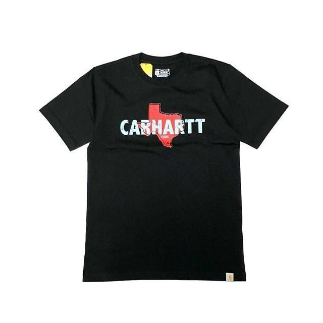 <div>CARHARTT</div>S/S PRINT T-SHIRT<br>RELAXED FIT<br>TEXAS<br>BLACK