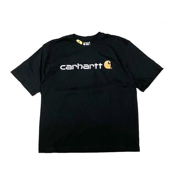 <div>CARHARTT</div>S/S PRINT T-SHIRT<br>SIGNATURE LOGO<br>LOOSE FIT<br>BLACK