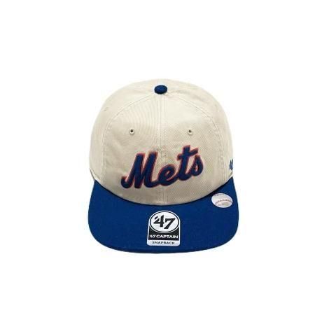 <div>47 BRAND</div>SNAP BACK CAP<br>METS<br>CAPTAIN<br>CRM×BLU