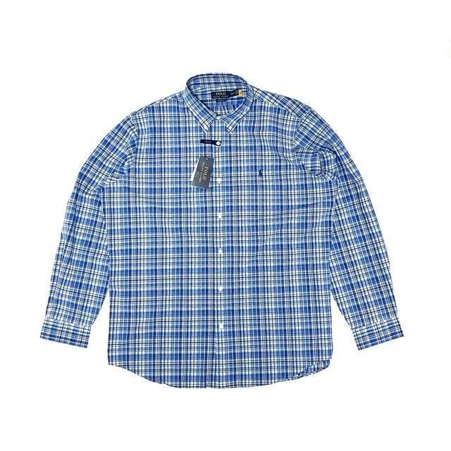 <div>Polo Ralph Lauren </div>L/S CHECK SHIRT<br>CLASSIC<br>BLUWHT