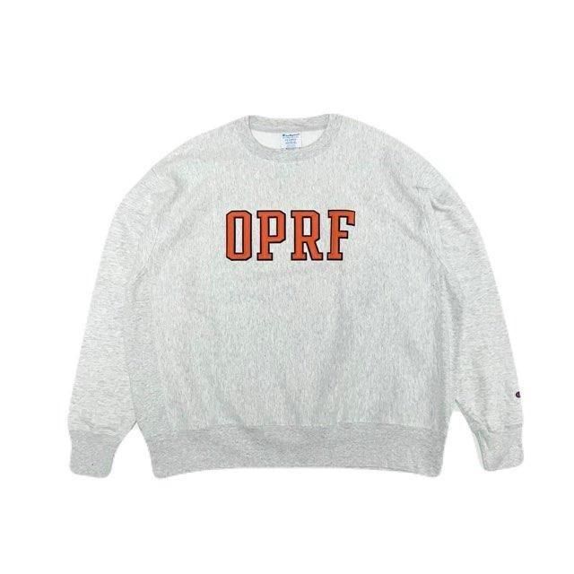 <div>Champion</div>REVERSE WEAVE<br>CREW NECK SWEAT<br>OPRF<br>S.GRY