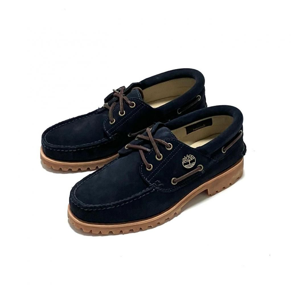 <div>Timberland</div>SUEDE<br>3EYE MOCASSIN<br>BOAT SHOES<br>NAVY