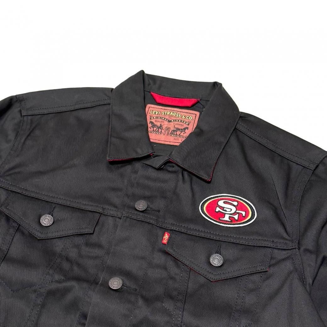 LEVI'S(リーバイス) NFL 黒 サンフランシスコジャケット LEVI'S(リーバイス) NFL 黒 サンフランシスコジャケット - メルカリ