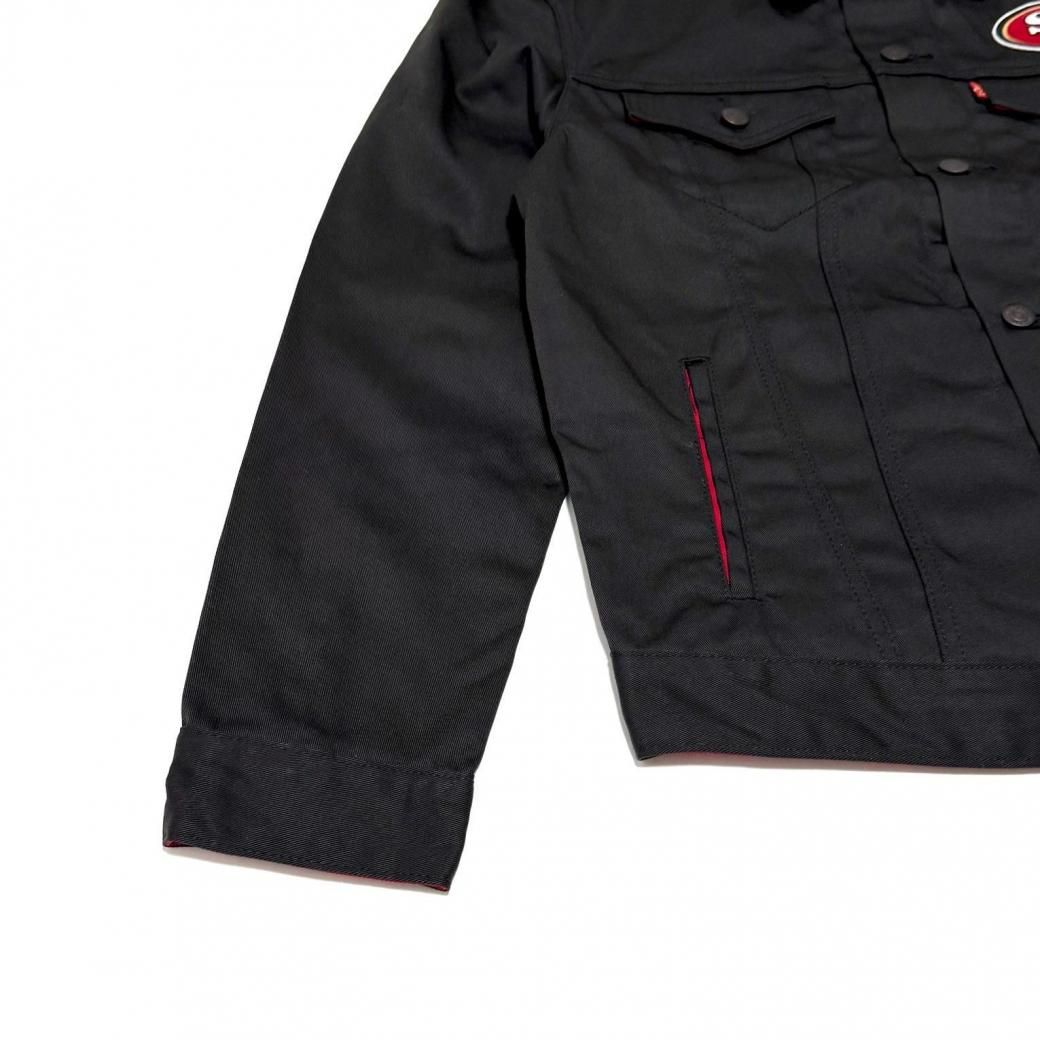 LEVI'S(リーバイス) NFL 黒 サンフランシスコジャケット LEVI'S(リーバイス) NFL 黒 サンフランシスコジャケット - メルカリ