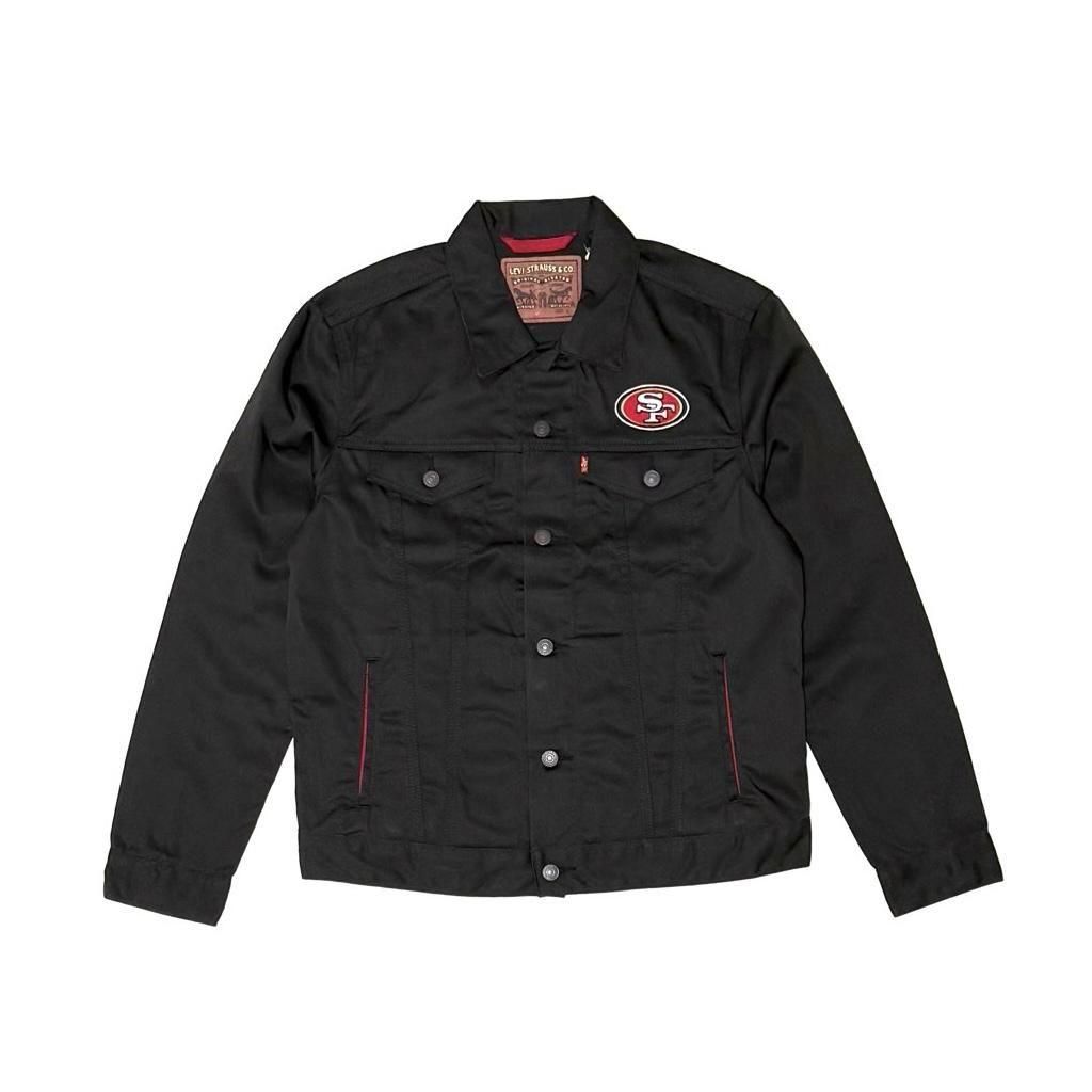 <div>Levi's</div>TWILL TRUCKER JACKET<br>NFL  SF 49ers<br>BLACK