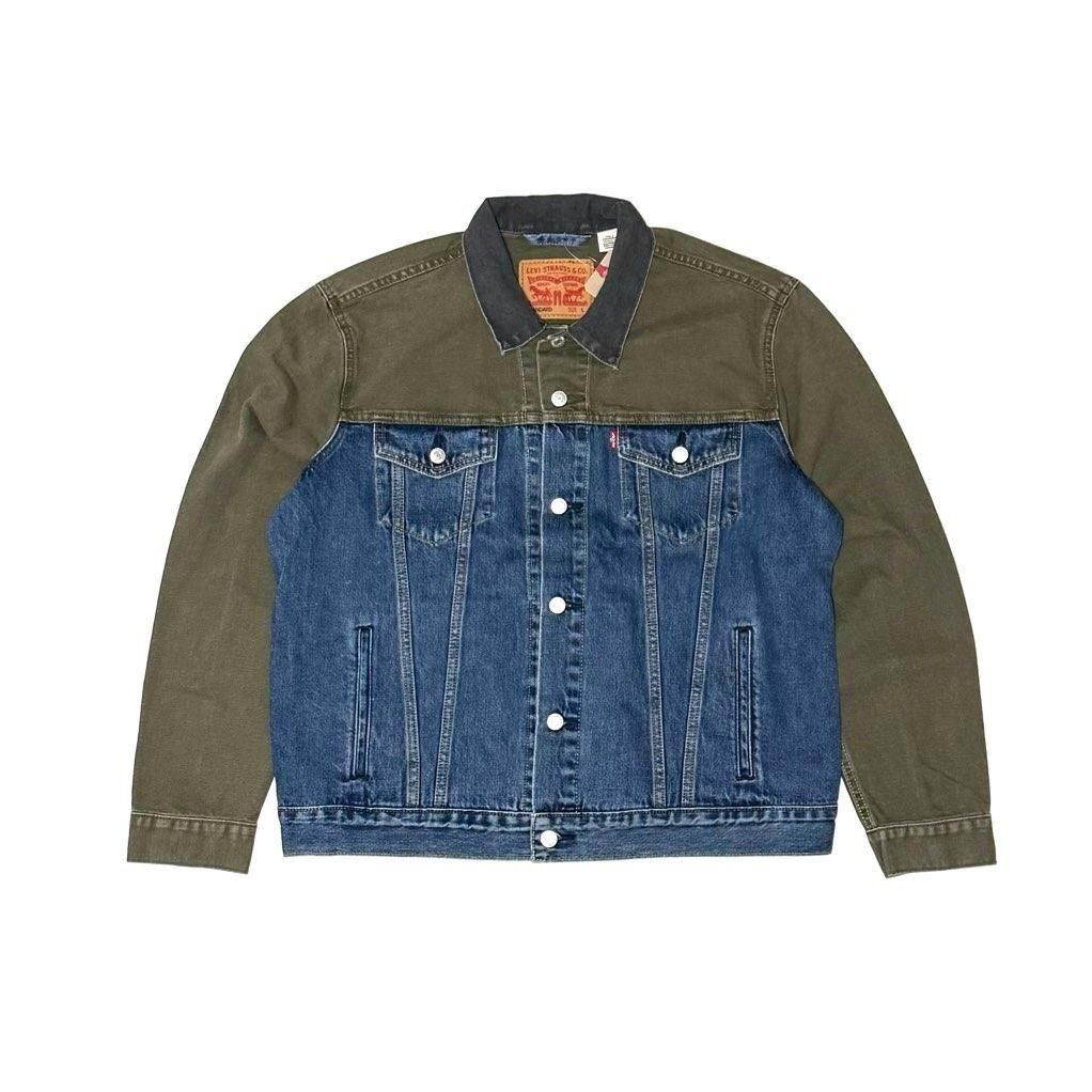<div>Levi's</div>TRUCKER JACKET<br>CANVAS x DENIM<br>ODM.WASH
