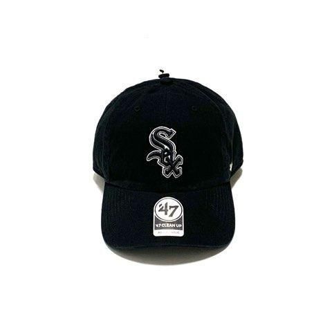 <div>47 BRAND</div>COTTON CAP<br>WHITE SOX<br>BLKxWHTxBLK