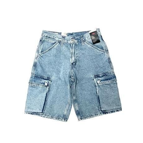 <div>Levi's</div>478 ZIP FLY<br>DENIM CARGO SHORTS<br>BAGGY-SHORTS<br>H.WASH
