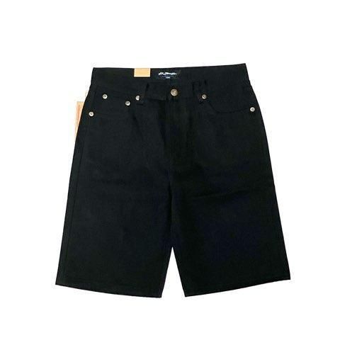 <div>KNO-BETTA</div>998 ZIP FLY<br>DENIM SHORTS<br>BAGGY-SHORTS<br>BLACK