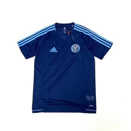 <div>ADIDAS</div>NEWYORK CITY FC<br>SOCCER JERSEY<br> T-SHIRT<br>NAVY