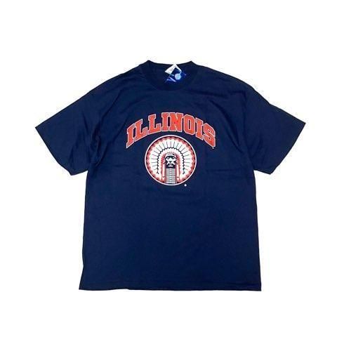 <div>ILLINOIS</div>Chief Illiniwek<br>S/S TEE<br>NVY