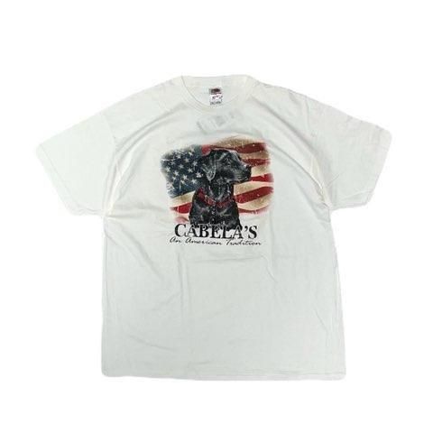<div>CABELAS</div>DEADSTOCK<br>S/S PRINT TEE<br>WHT