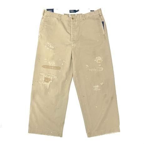 <div>Polo Ralph Lauren</div>BIG CHINO PANTS<br>DAMAGE&REPAIR<br>BEIGE
