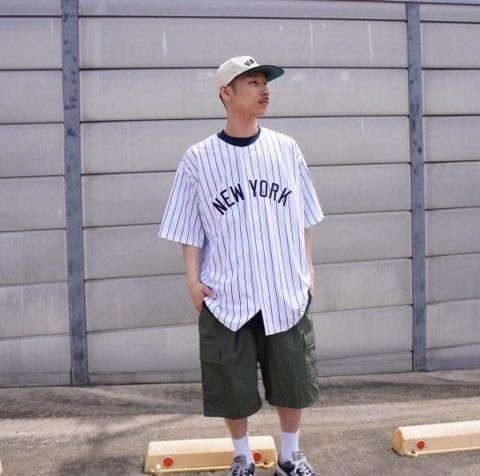 FANATICS /ベースボールシャツ/MLB/BBシャツ/ニューヨーク