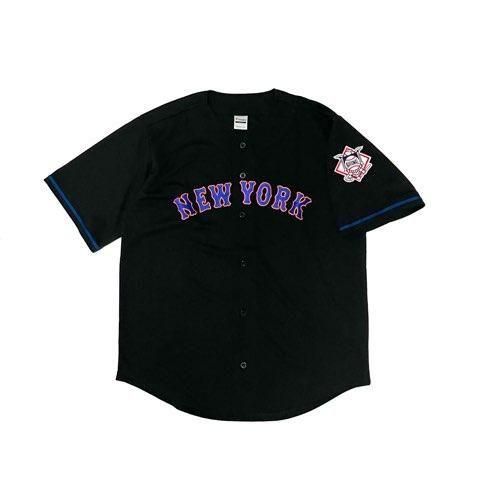 <div>FANATICS</div>BASEBALL SHIRT<br>MLBJERSEY<br>NEW YORK METS<br>BLKxBLUxORG