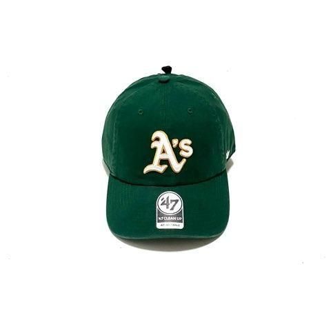 <div>47 BRAND</div>COTTON CAP<br>OAKLAND ATHLETICS<br>GREEN