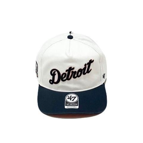<div>47 BRAND</div>SNAP BACK CAP<br>DETROIT TIGERS<br>HITCH<br>WHTNVYORG