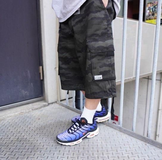 【Pro Club】ベルト付き コットンツイル カーゴショーツ PROCLUB #166 ベルト付き コットンツイルカーゴショーツ Cotton