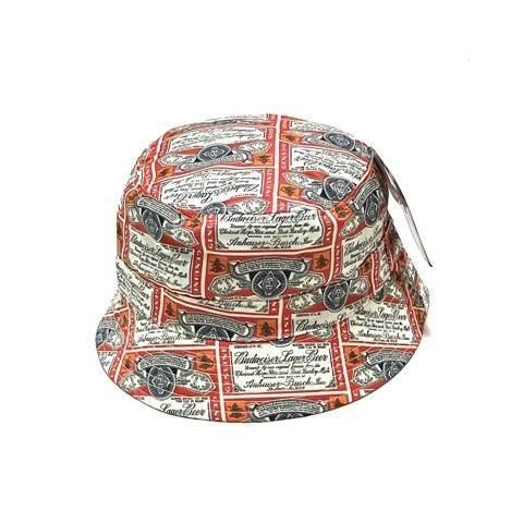 <div>BUDWEISER </div>OFFICIAL<br>ALL-OVER PRINT<br>BUCKET HAT<br>WHTxRED
