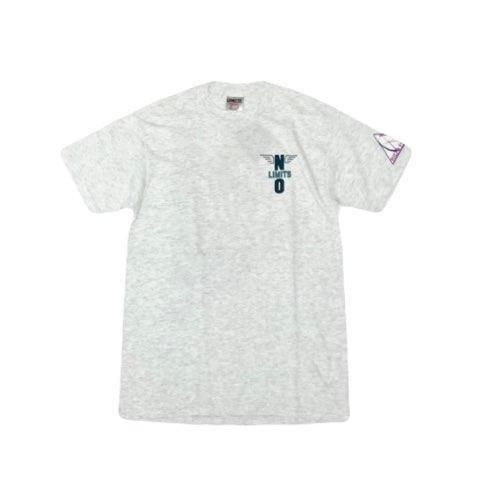 <div>MADE IN USA</div>S/S PRINT T-SHIRT<br>NO LIMIT <br>ASH