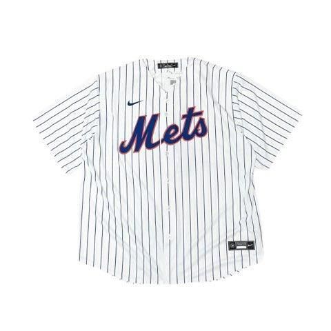 <div>NIKE</div>BASEBALL SHIRT<br>MLBJERSEY<br>NEW YORK METS<br>WHTSTRIPE