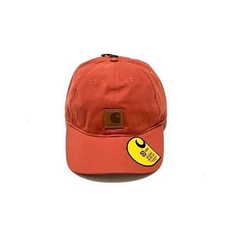 <div> CARHARTT</div>BASEBALL CAP<br>ODESSA CAP<br>LEATHER PATCH<br>TERRACOTTA 