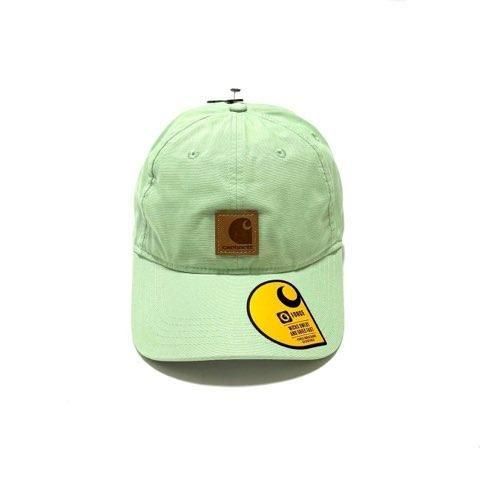 <div> CARHARTT</div>BASEBALL CAP<br>ODESSA CAP<br>LEATHER PATCH<br>L.GRN