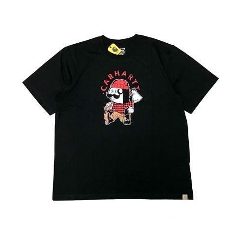 <div>CARHARTT</div>S/S PRINT T-SHIRT<br>RELAXED FIT<br>LUMBERJACK<br>BLACK