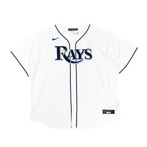 <div>NIKE</div>BASEBALL SHIRT<br>MLBJERSEY<br>TAMPA BAY RAYS<br>WHT