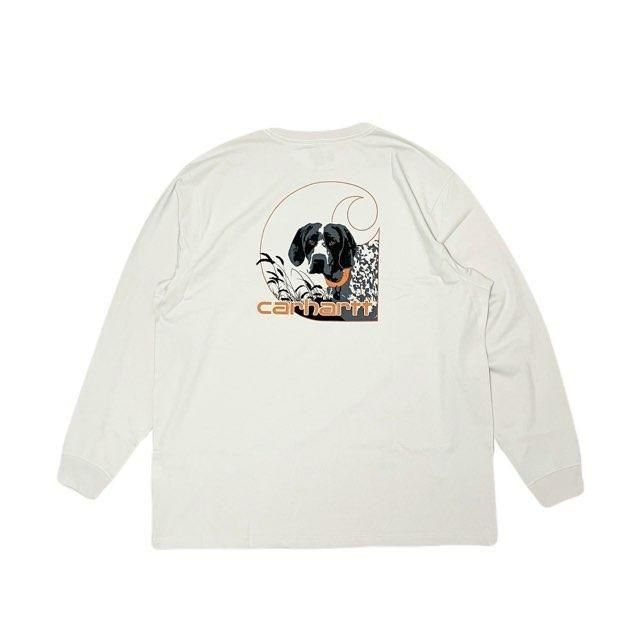 <div>CARHARTT</div>DOG/POINTER<br>LOOSE FIT<br> L/S POCKET T-SHIRT<br>CREAM