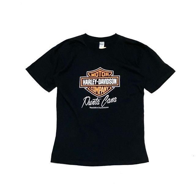 <div>HARLEY DAVIDSON</div>S/S PRINT T-SHIRT<br>BLACK