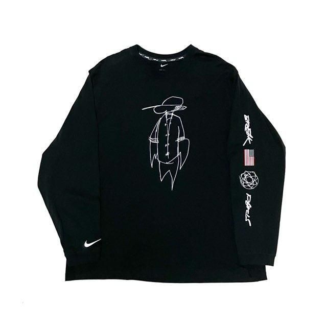 <div>Nike</div>L/S PRINT T-SHIRT<br>2024OLYMPIC/FUTURA<br>DRI-FIT<br>BLACK