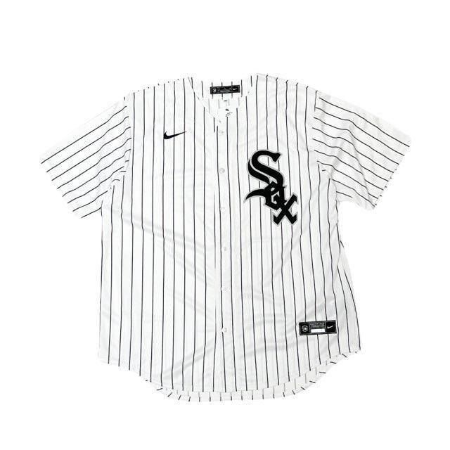 <div>NIKE</div>BASEBALL SHIRT<br>MLBJERSEY<br>CHICAGOWHITE SOX<br>WHTxPINESTRIPE