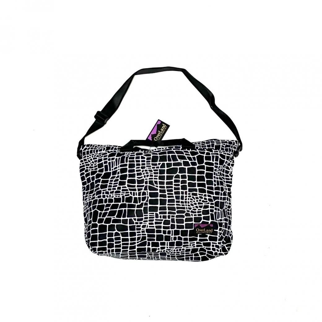 <div>OVERLAND</div>NYLON SHOULDER BAG<br>REFLECTOR<br>BLACK