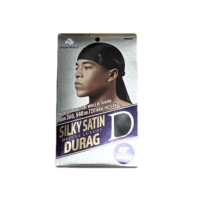<div>NO BRAND</div>SILKY-SATIN<br>DU-RAG<br>BLACK