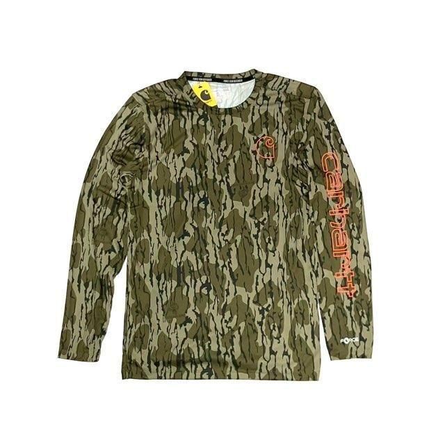 <div>CARHARTT</div>L/S POLYESTER T-SHIRT<br>FORCE SUN DEFENDER<br>RELAXD FIT<br>B.LAND