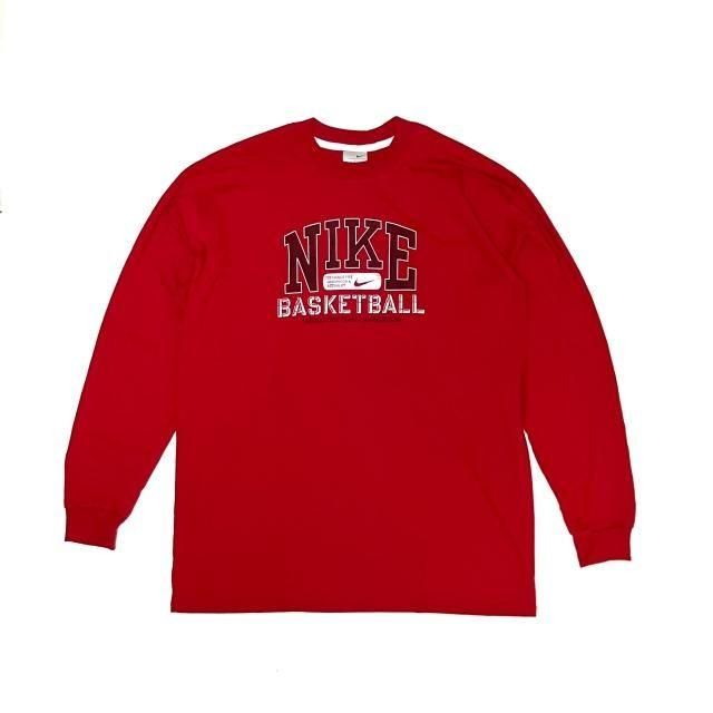 <div>Nike</div>2000sDEADSTOCK<br>L/S PRINT T-SHIRT<br>RED