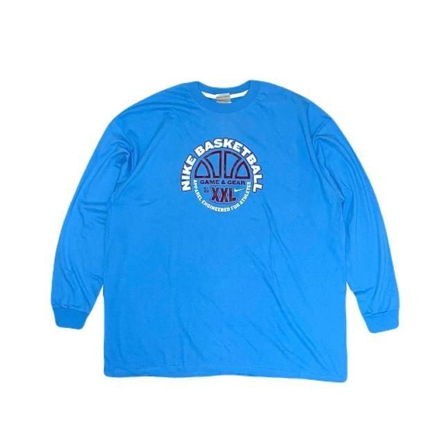 <div>Nike</div>2000sDEADSTOCK<br>L/S PRINT T-SHIRT<br>L.BLU