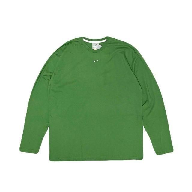 <div>Nike</div>2000sDEADSTOCK<br>L/S T-SHIRT<br>GREEN